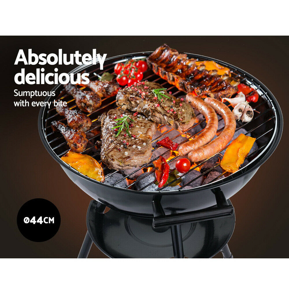 Grillz Charcoal BBQ Smoker offers cooking of meat to absolutely delicious, sumptuous with every bite